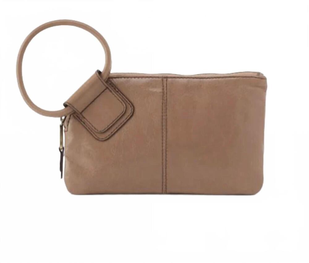NEW HOBO sable wristlet in cashmere
